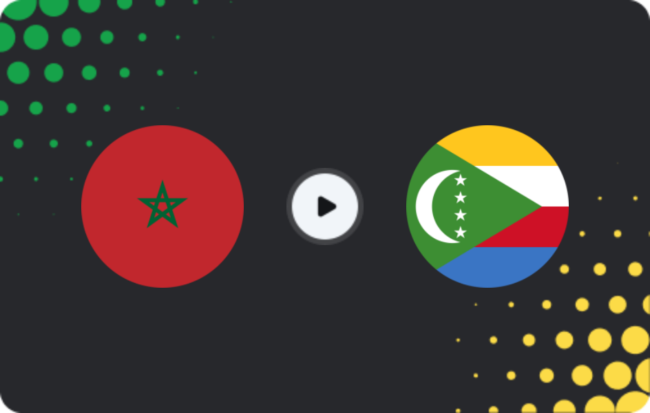 Where to watch Morocco — Comoros, Africa Cup of Nations, 21.12.2025