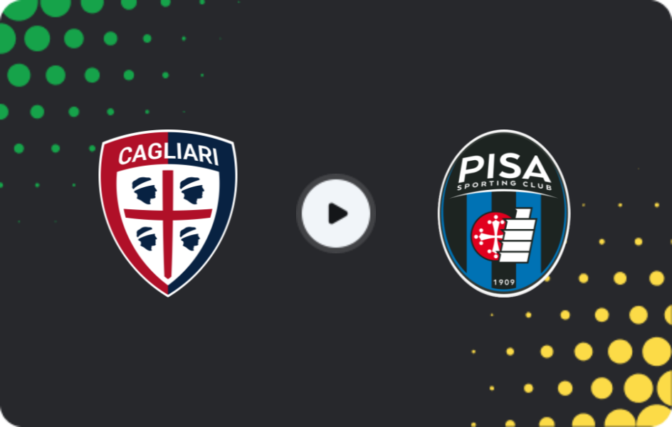 Where to watch Cagliari — Pisa, Serie A, 21.12.2025