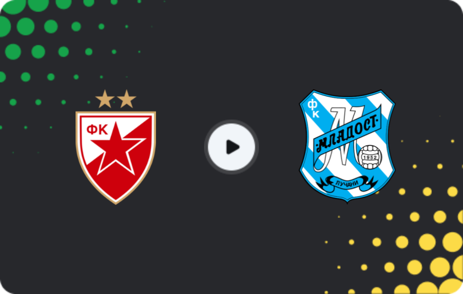 Where to watch Crvena Zvezda — Mladost Lucani, Super Liga, 20.12.2025