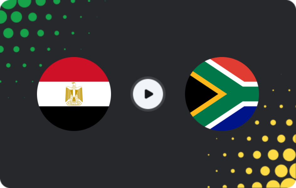Where to watch Egypt — South Africa, Africa Cup of Nations, 26.12.2025
