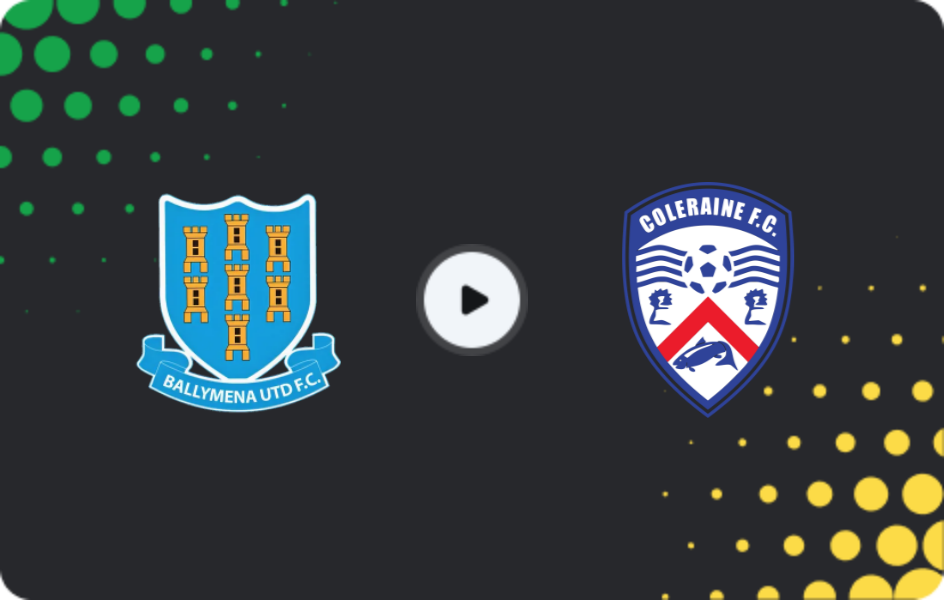 Where to watch Ballymena United — Coleraine FC, Premiership, 26.12.2025