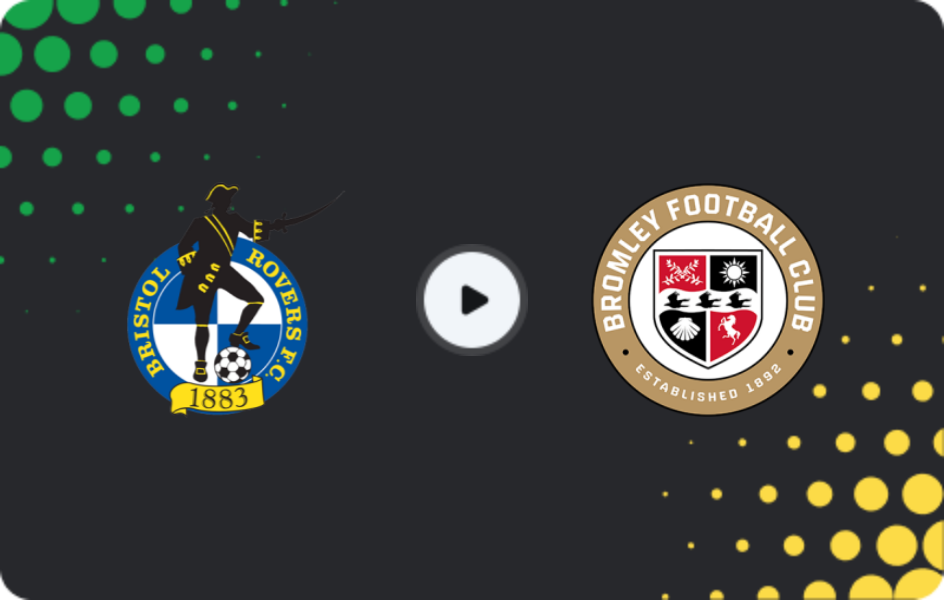 Where to watch Bristol Rovers — Bromley, League Two, 26.12.2025