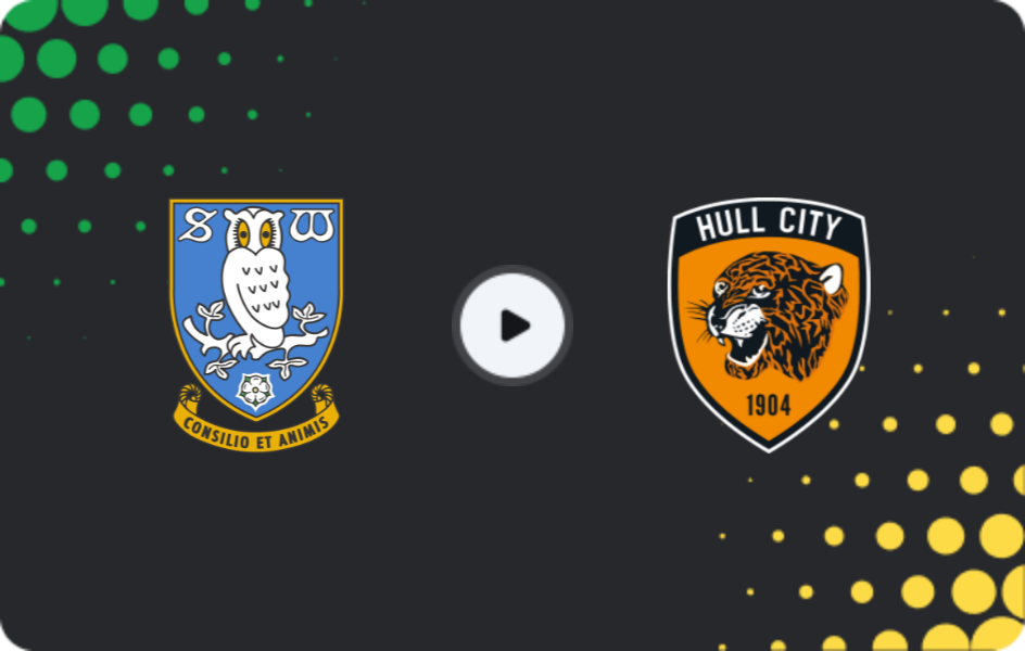 Where to watch Sheffield Wednesday — Hull City, Championship, 26.12.2025