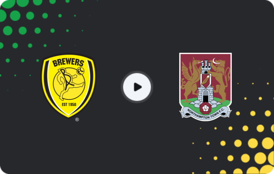 Where to watch Burton Albion — Northampton, League One, 26.12.2025