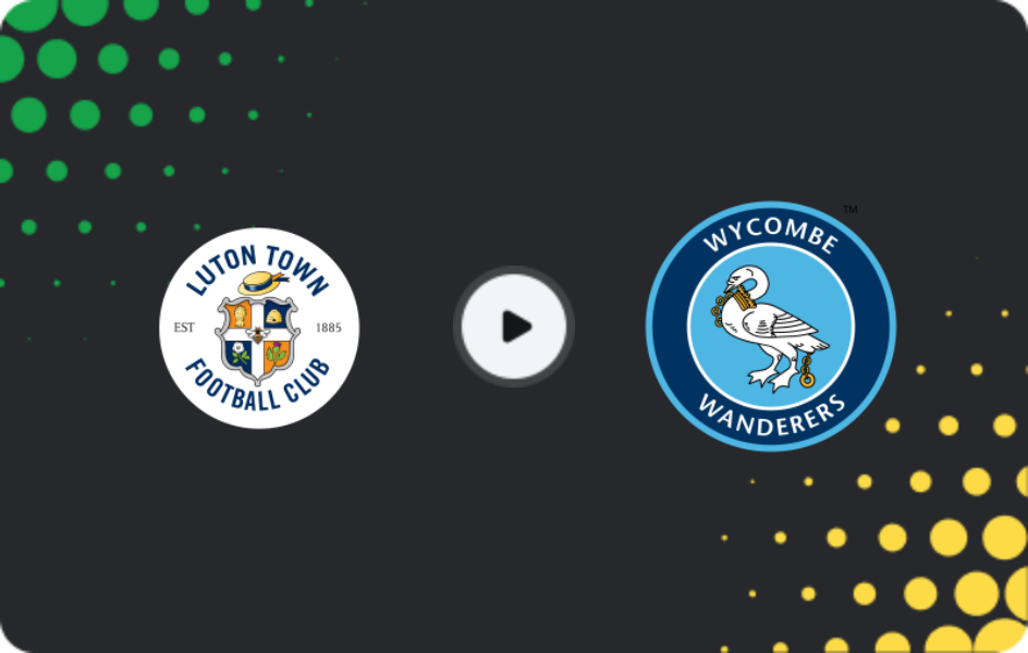 Where to watch Luton Town — Wycombe, League One, 26.12.2025