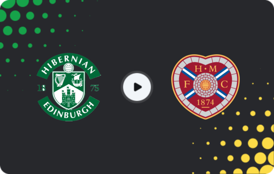 Where to watch Hibernian — Hearts, Premiership, 27.12.2025