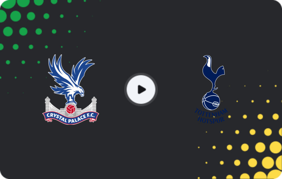 Where to watch Crystal Palace — Tottenham, Premier League, 28.12.2025