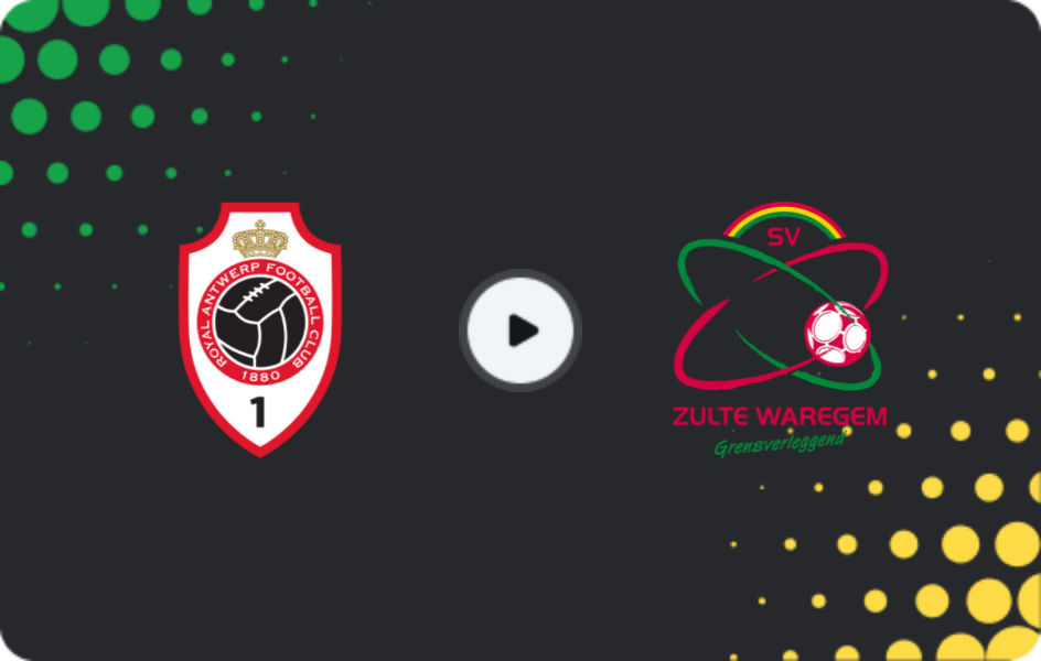 Where to watch Royal Antwerp — Zulte Waregem, Jupiler Pro League, 27.12.2025
