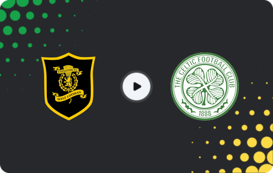 Where to watch Livingston — Celtic, Premiership, 27.12.2025