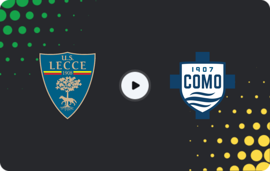 Where to watch Lecce — Como, Serie A, 27.12.2025
