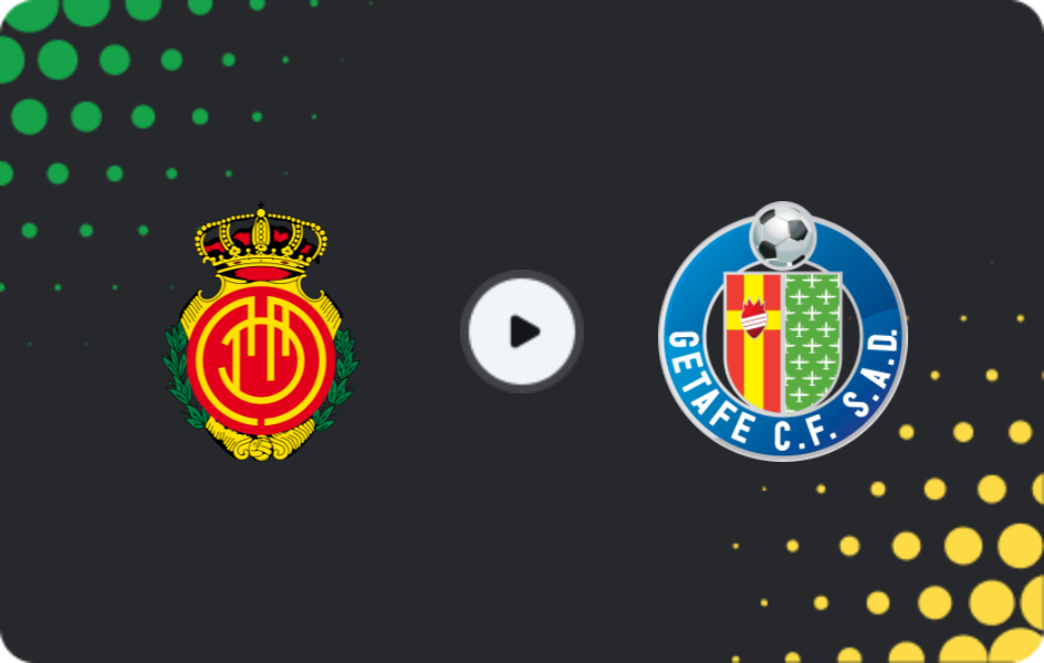 Where to watch Mallorca — Getafe, La Liga, 09.11.2025