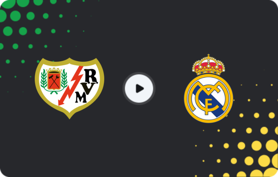Where to watch Rayo Vallecano — Real Madrid, La Liga, 09.11.2025