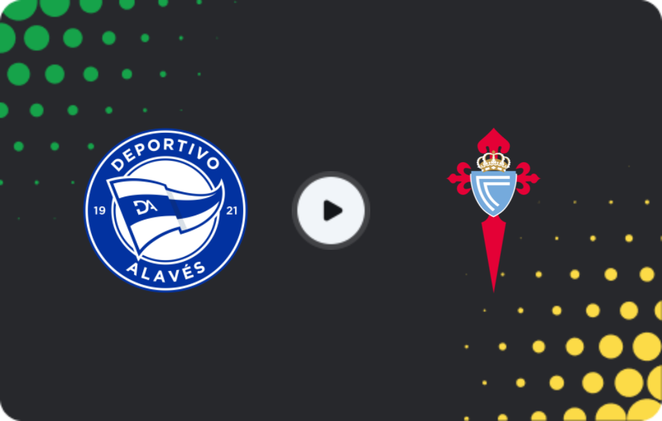 Where to watch Alaves — Celta, La Liga, 22.11.2025