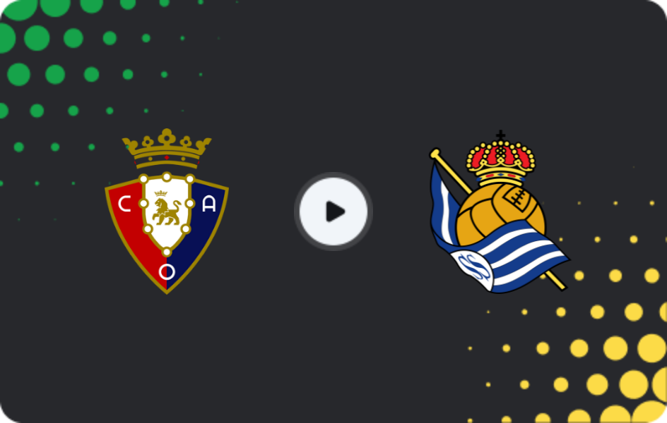Where to watch Osasuna — Real Sociedad, La Liga, 22.11.2025