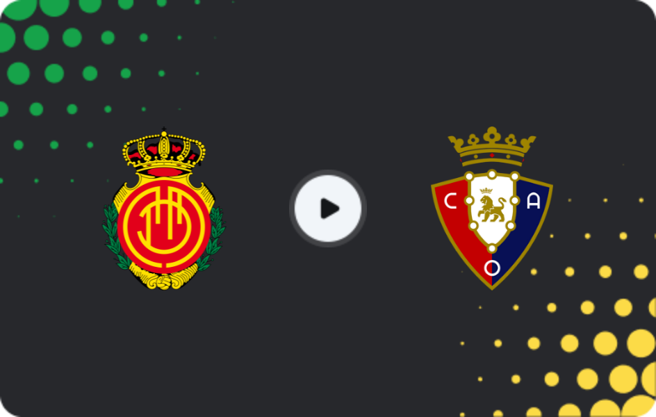 Where to watch Mallorca — Osasuna, La Liga, 29.11.2025