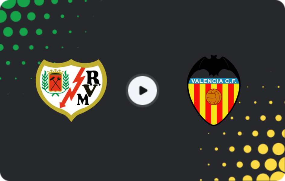 Where to watch Rayo Vallecano — Valencia, La Liga, 30.11.2025