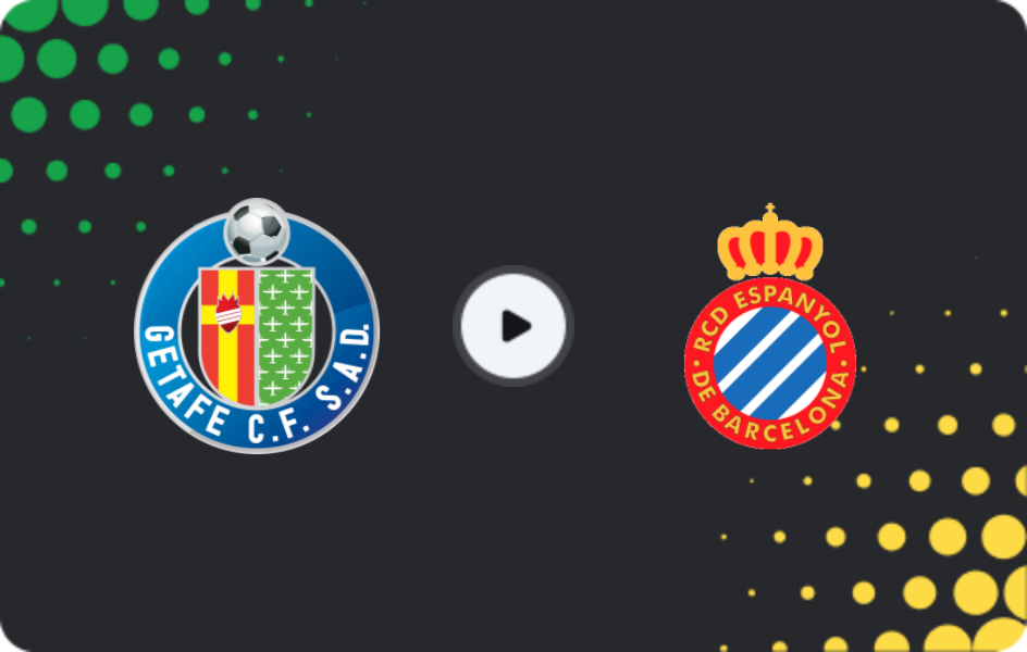 Where to watch Getafe — Espanyol, La Liga, 14.12.2025
