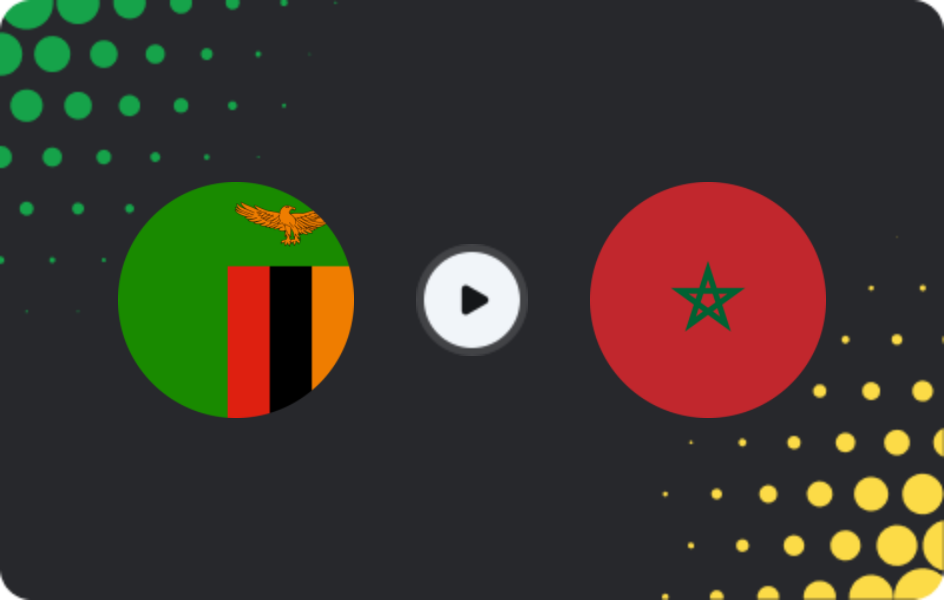 Where to watch Zambia — Morocco, Africa Cup of Nations, 29.12.2025