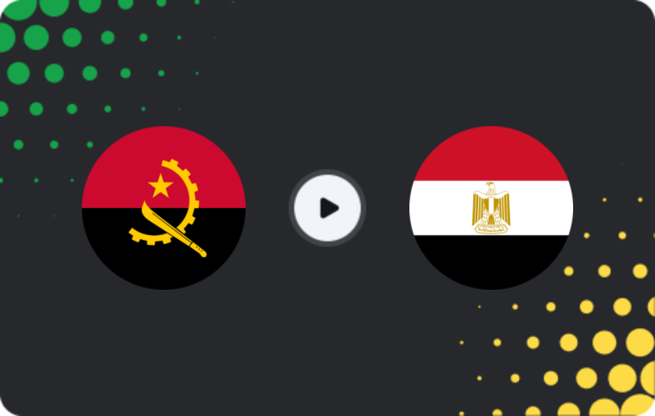 Where to watch Angola — Egypt, Africa Cup of Nations, 29.12.2025