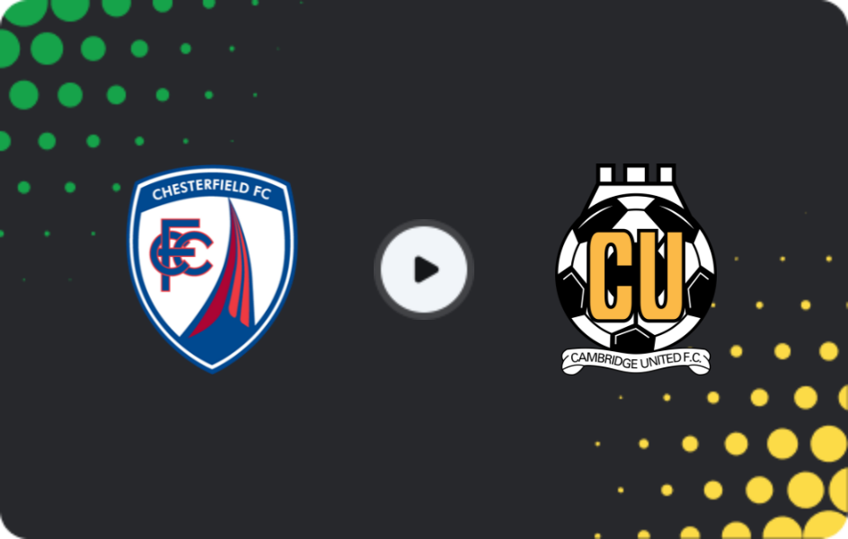 Where to watch Chesterfield — Cambridge United, League Two, 29.12.2025