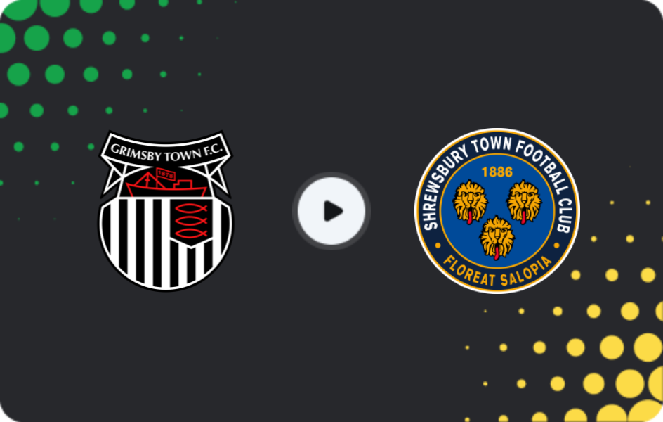 Where to watch Grimsby Town — Shrewsbury Town, League Two, 29.12.2025