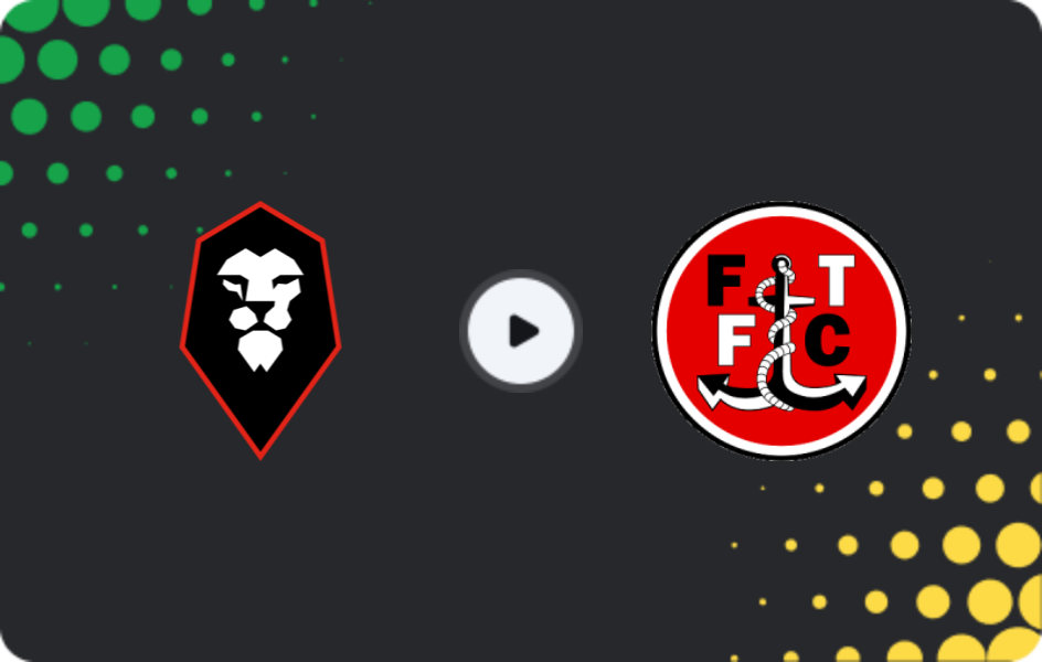 Where to watch Salford City — Fleetwood Town, League Two, 29.12.2025