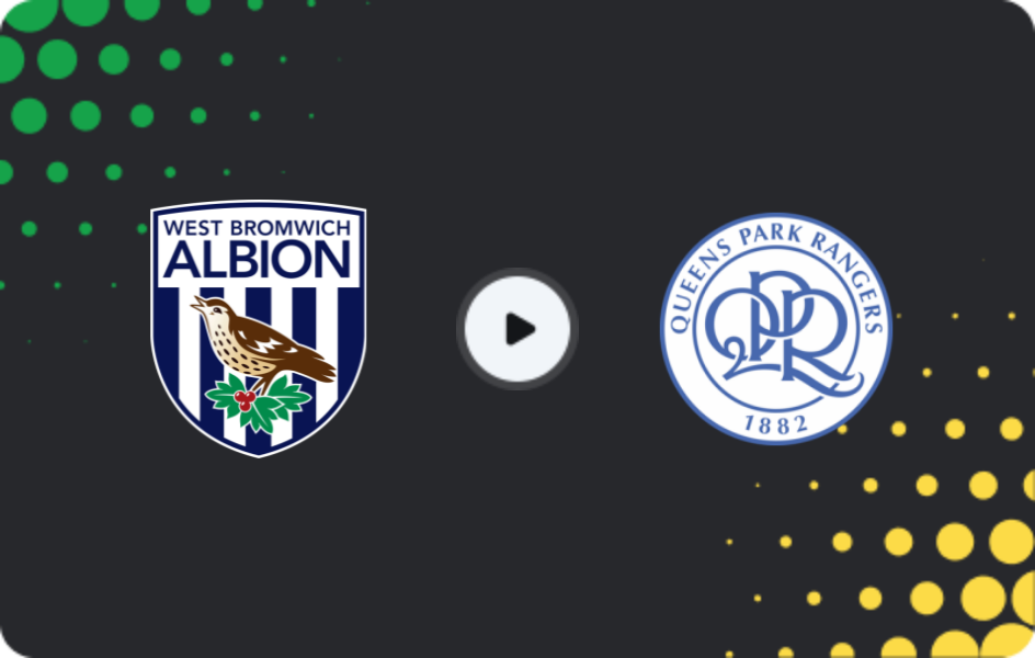 Where to watch West Bromwich — QPR, Championship, 29.12.2025