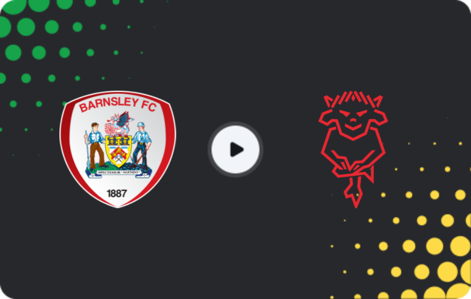 Where to watch Barnsley — Lincoln City, League One, 29.12.2025