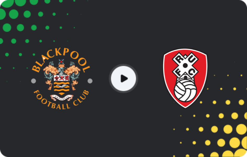 Where to watch Blackpool — Rotherham, League One, 29.12.2025