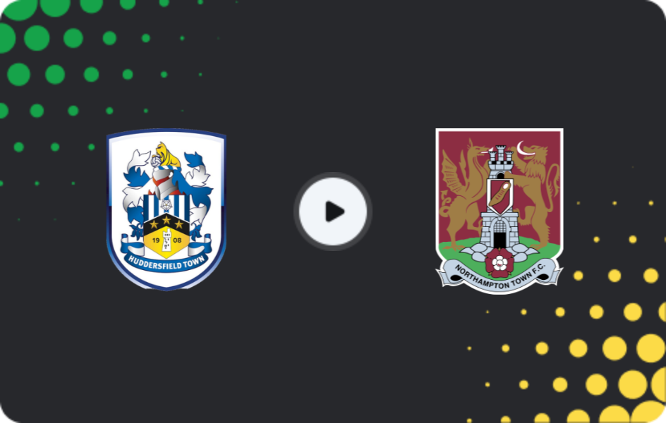 Where to watch Huddersfield — Northampton, League One, 29.12.2025