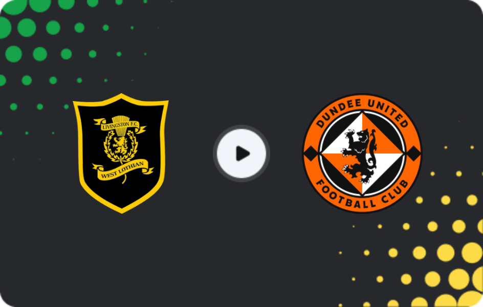 Where to watch Livingston — Dundee United, Premiership, 30.12.2025