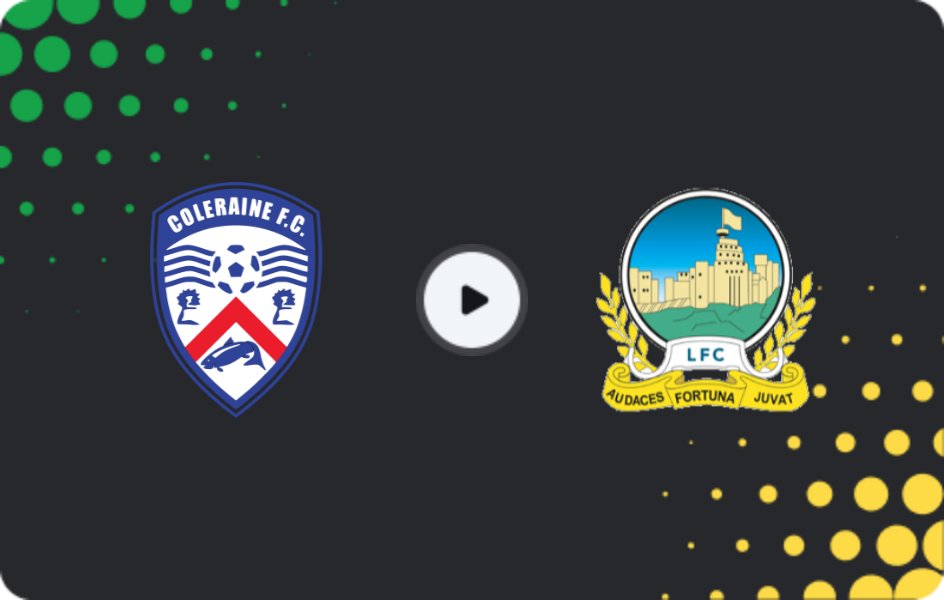 Where to watch Coleraine FC — Linfield, Premiership, 30.12.2025