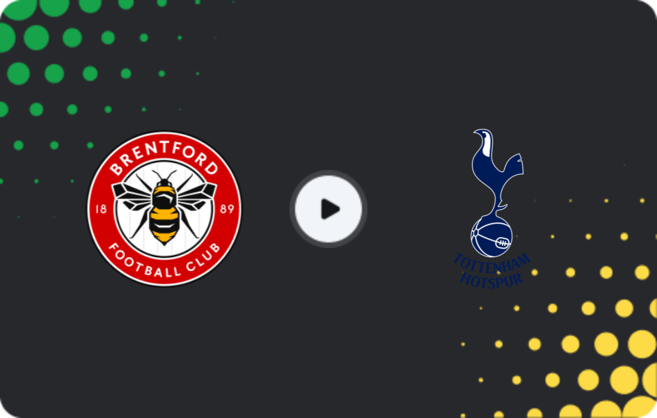 Where to watch Brentford — Tottenham, Premier League, 01.01.2026