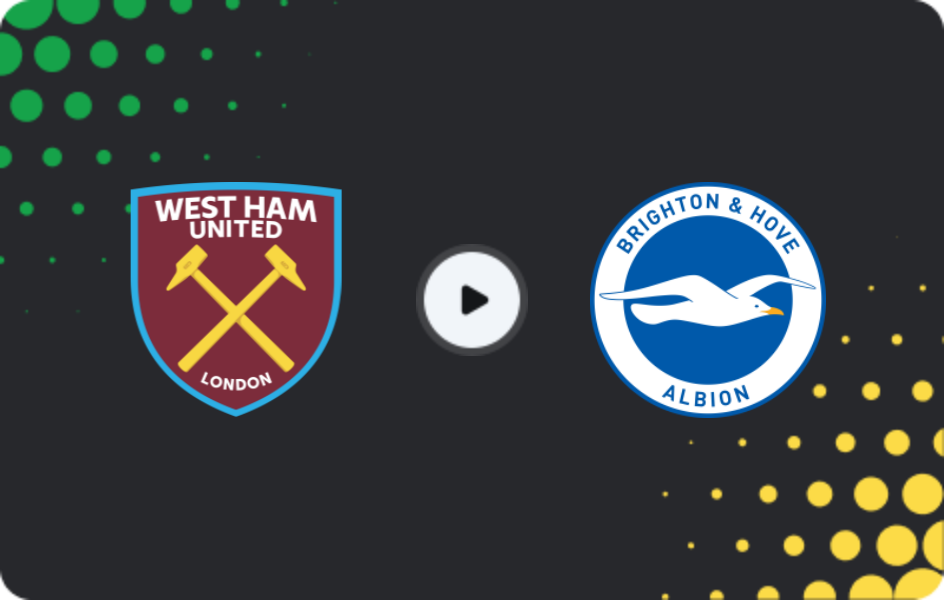 Where to watch West Ham — Brighton, Premier League, 30.12.2025