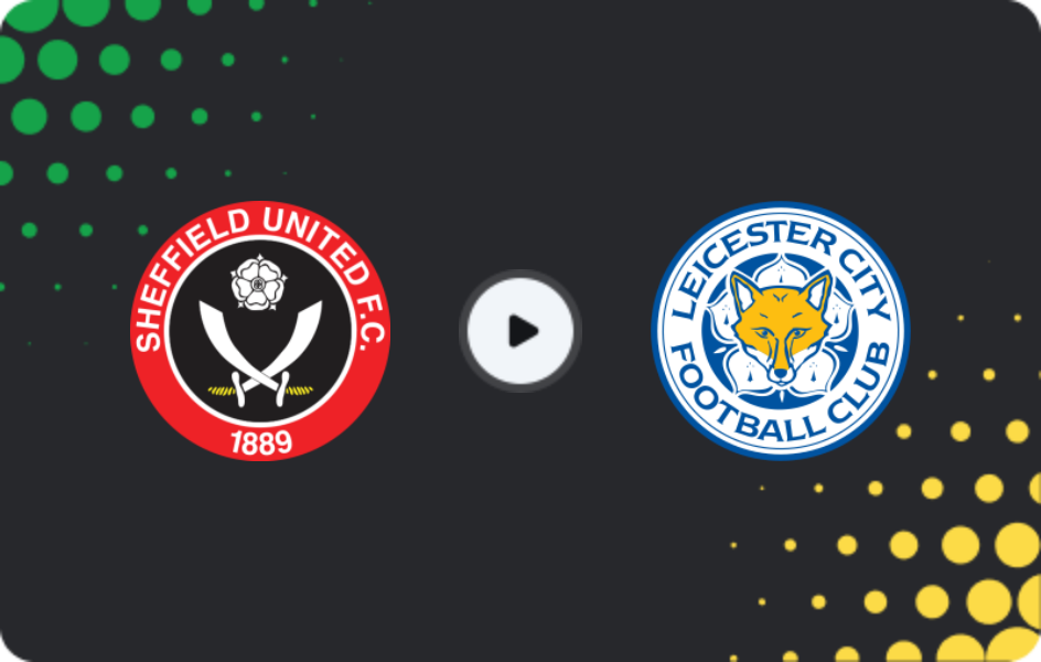 Where to watch Sheffield United — Leicester, Championship, 01.01.2026