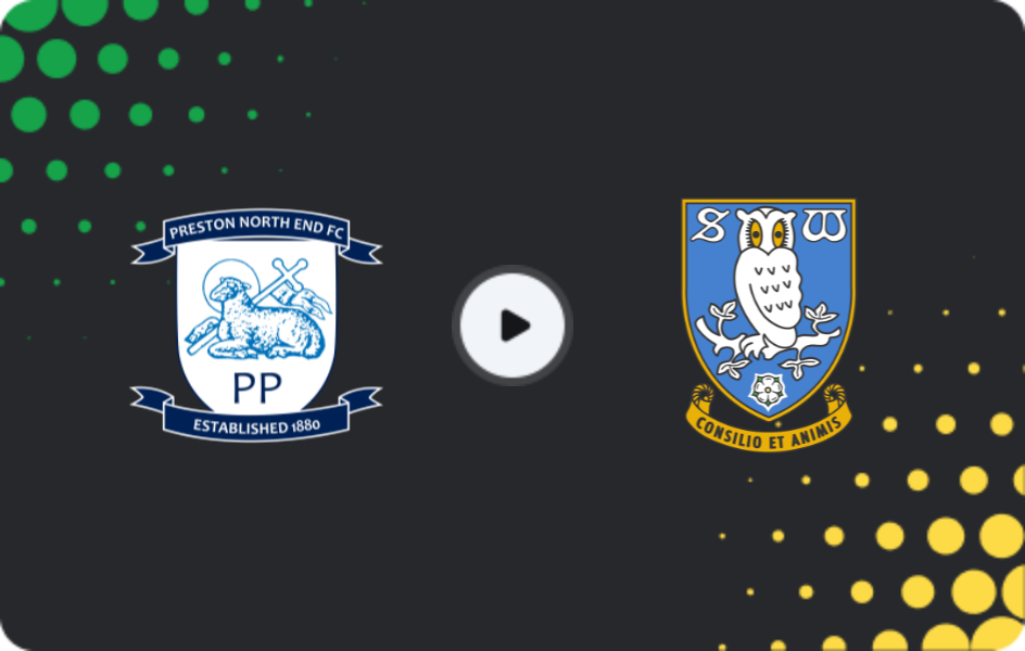 Where to watch Preston — Sheffield Wednesday, Championship, 01.01.2026