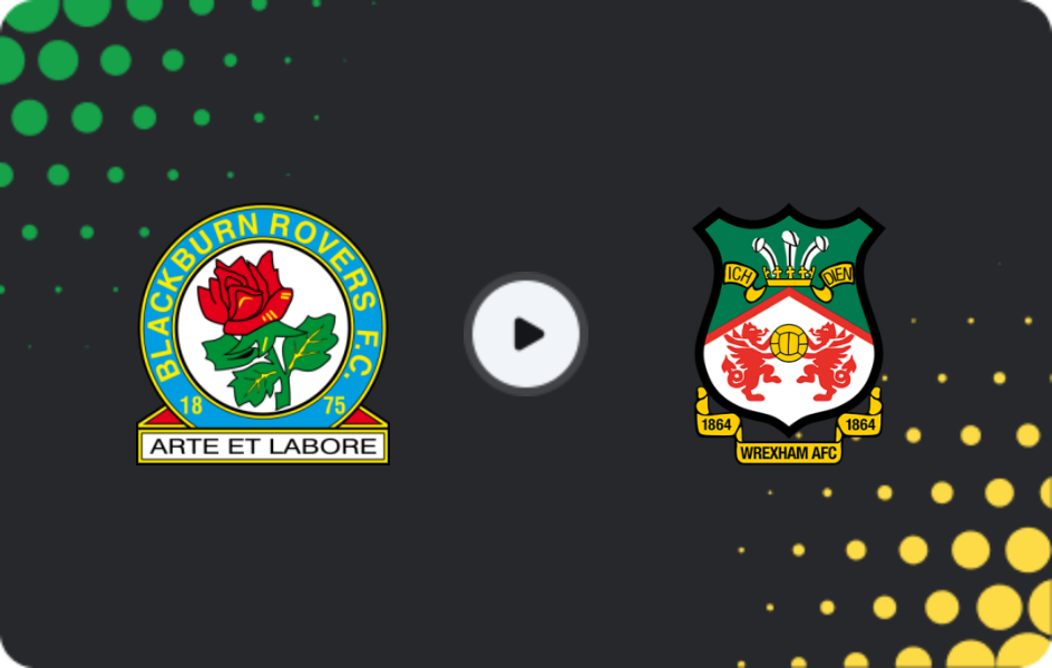 Where to watch Blackburn Rovers — Wrexham, Championship, 01.01.2026