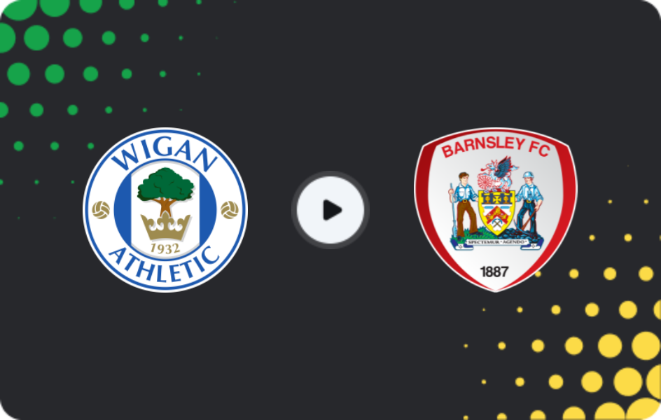 Where to watch Wigan — Barnsley, League One, 01.01.2026