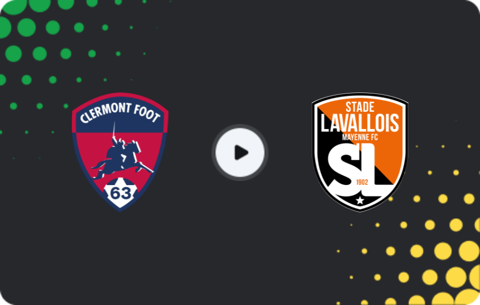 Where to watch Clermont Foot — Laval, Ligue 2, 03.01.2026