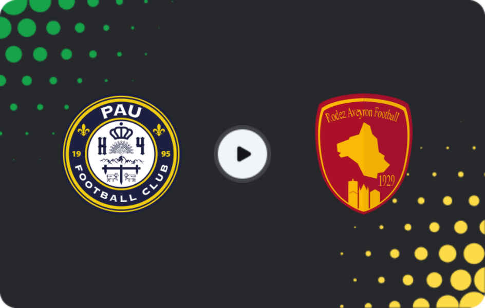 Where to watch Pau — Rodez, Ligue 2, 03.01.2026