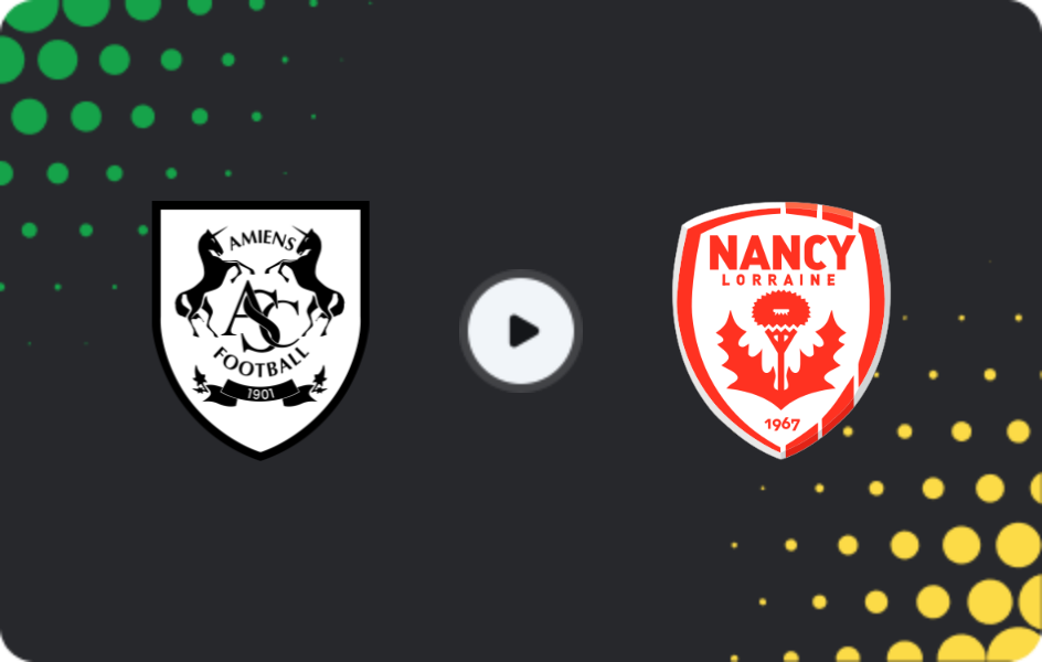 Where to watch Amiens — Nancy, Ligue 2, 03.01.2026