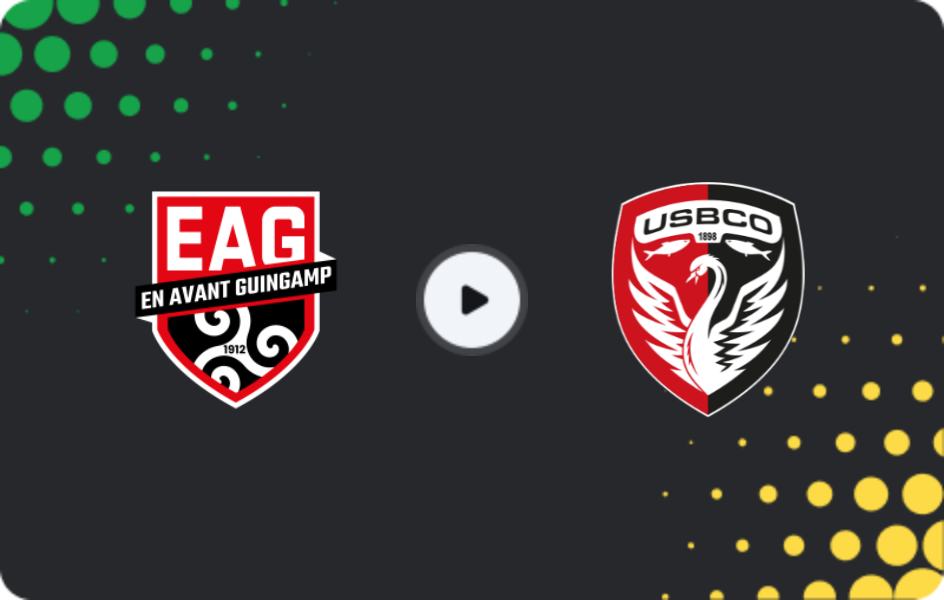 Where to watch Guingamp — Boulogne, Ligue 2, 03.01.2026