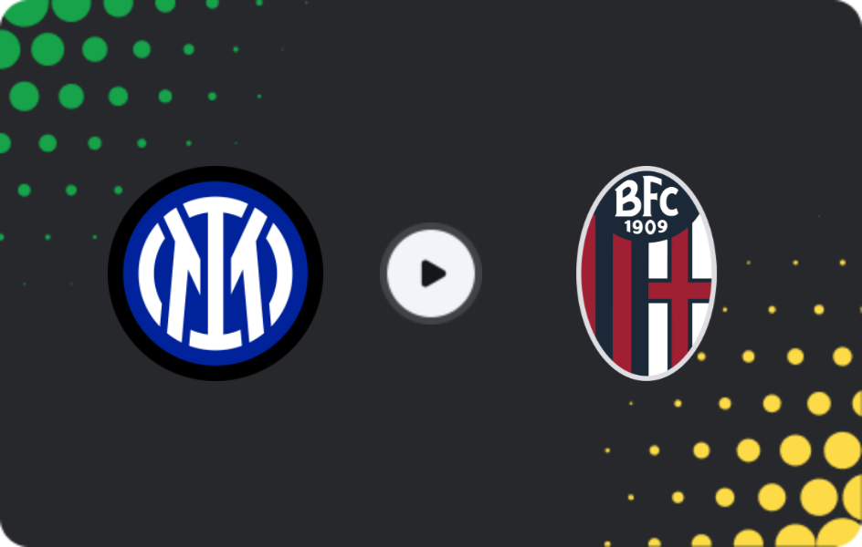 Where to watch Inter — Bologna, Serie A, 04.01.2026
