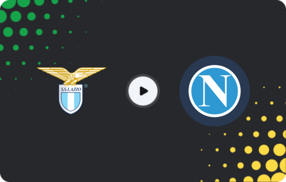 Where to watch Lazio — Napoli, Serie A, 04.01.2026