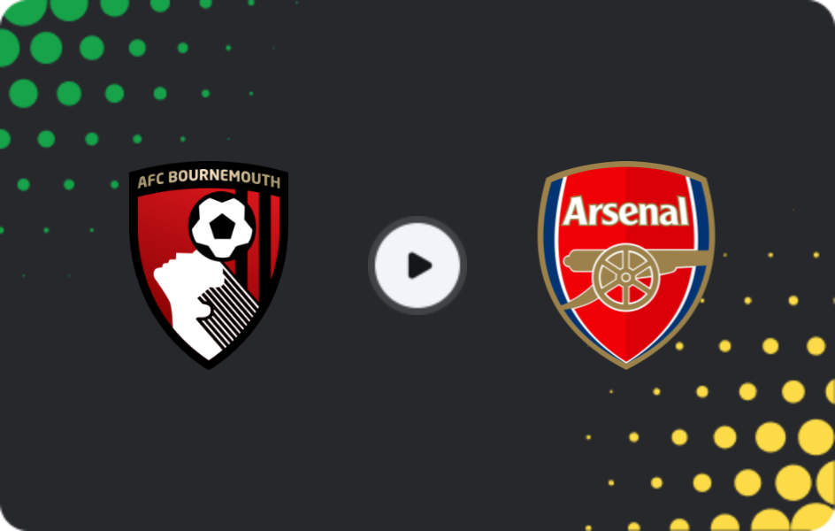 Where to watch Bournemouth — Arsenal, Premier League, 03.01.2026