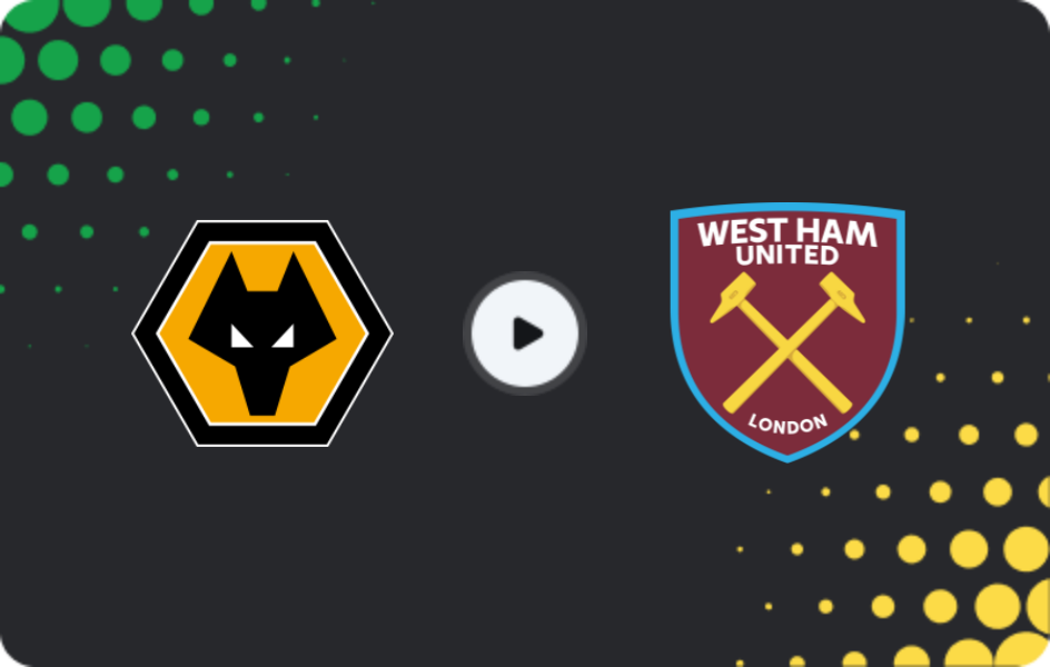 Where to watch Wolverhampton — West Ham, Premier League, 03.01.2026