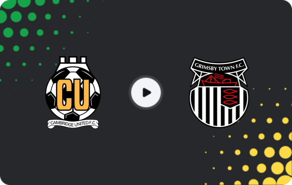 Where to watch Cambridge United — Grimsby Town, League Two, 04.01.2026