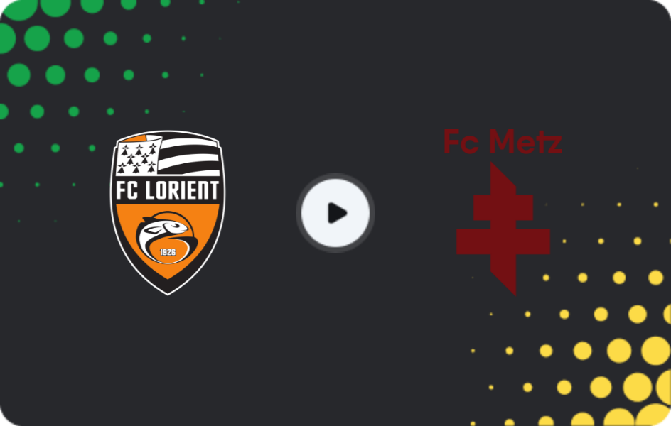 Where to watch Lorient — Metz, Ligue 1, 04.01.2026