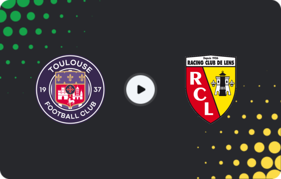 Where to watch Toulouse — Lens, Ligue 1, 02.01.2026