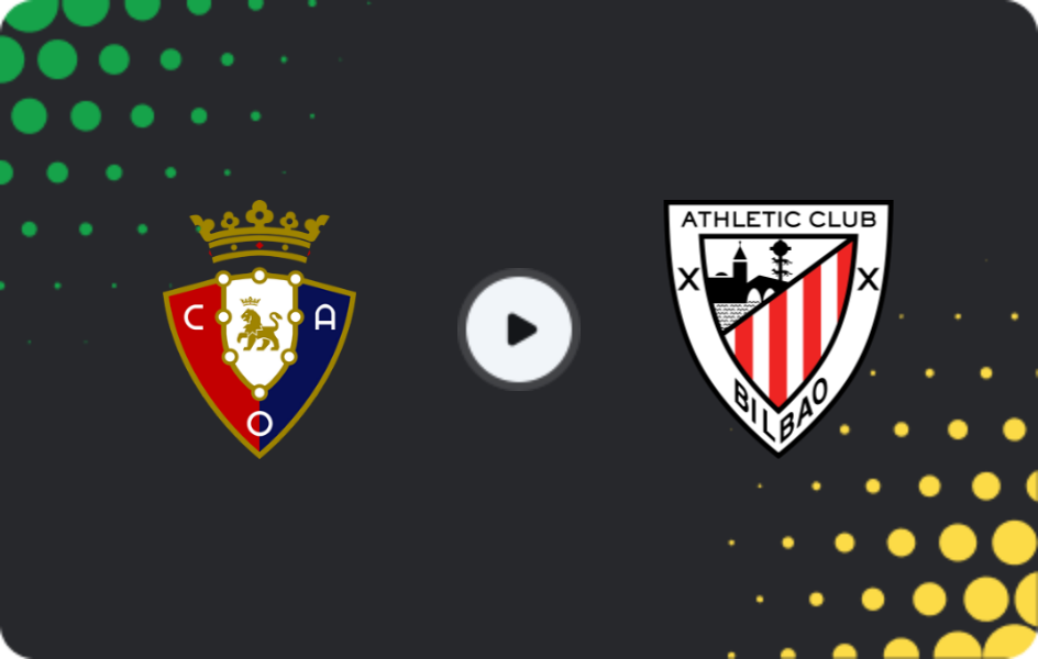 Where to watch Osasuna — Athletic Club, La Liga, 03.01.2026
